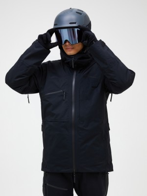 Black Men Peak Performance Alpine Gore-tex 3l Shell Jacket | US-OCQFT0145