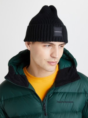 Black Men Peak Performance Cornice Hat | US-AIEQC4106