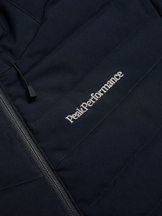 Black Men Peak Performance Frost Down Ski Jacket | US-CAUIK9512