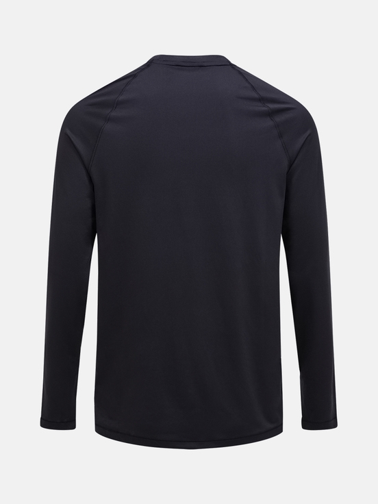 Black Men Peak Performance Fwt Spirit Crew Synthetic Base Layer | US-GLOQA8420