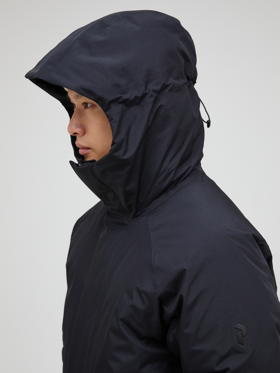Black Men Peak Performance X16 Gore-tex 2l Down Shell Parka | US-YLTKP0829