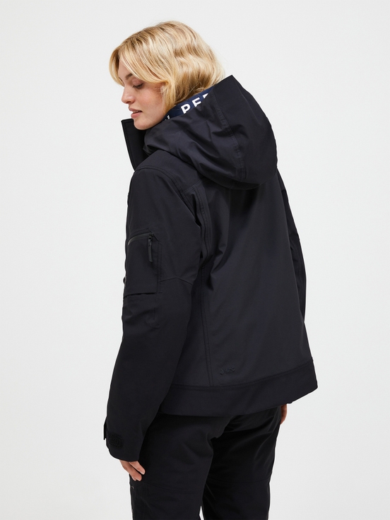 Black Women Peak Performance 2l Insulated Shell Stretch Ski Jacket | US-DKLXW7301