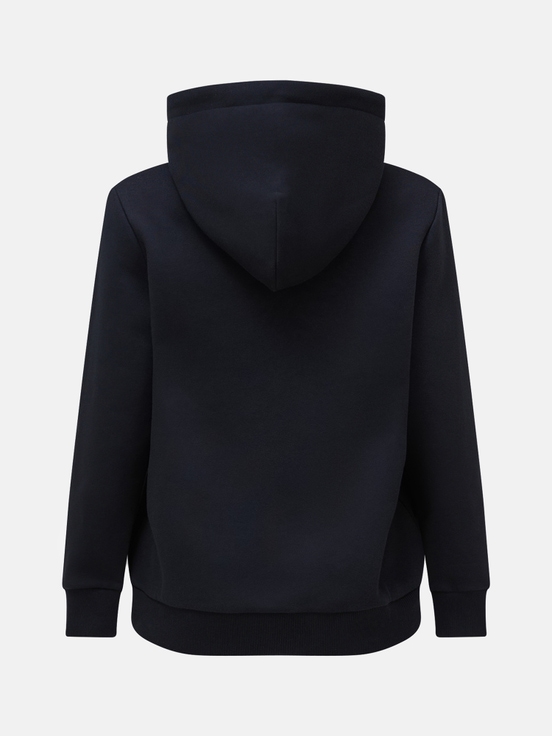 Black Women Peak Performance Original Small Logo Zip Hoodie | US-GXLUE6234