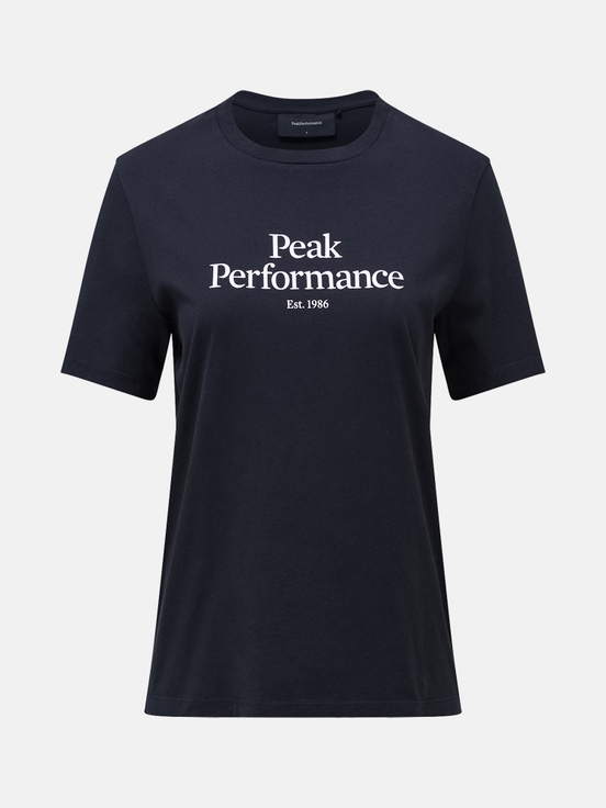 Black Women Peak Performance Original T-shirt | US-QSXEH0392