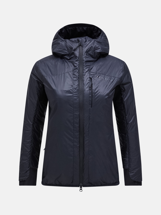 Black Women Peak Performance Radiance Hood Winter Jacket | US-VQLBG4173