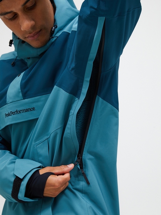 Blue Men Peak Performance 2l Shell Anorak Shell Jacket | US-YJZMQ1549
