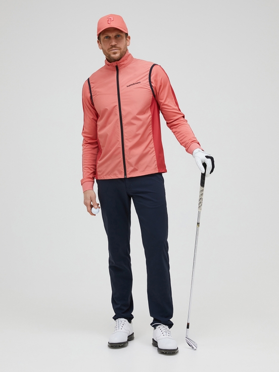 Coral Men Peak Performance Meadow Wind Vest | US-MLOQK6105
