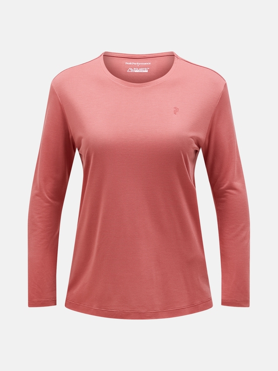 Coral Women Peak Performance Polartec® Delta™ Longsleeve T-shirt | US-QRWJD9042
