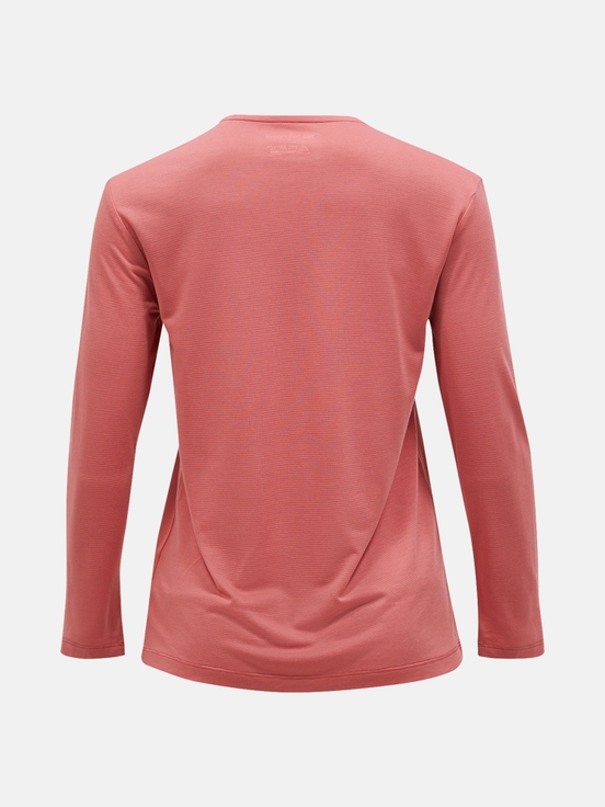 Coral Women Peak Performance Polartec® Delta™ Longsleeve T-shirt | US-QRWJD9042