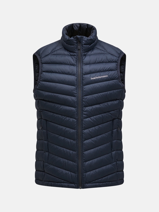 Dark Blue Men Peak Performance Frost Down Vest | US-MWKFV0312
