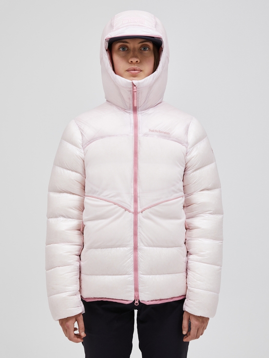 Light Pink Women Peak Performance Minus Degree Down Puffer Ski Jacket | US-GBRWJ2506
