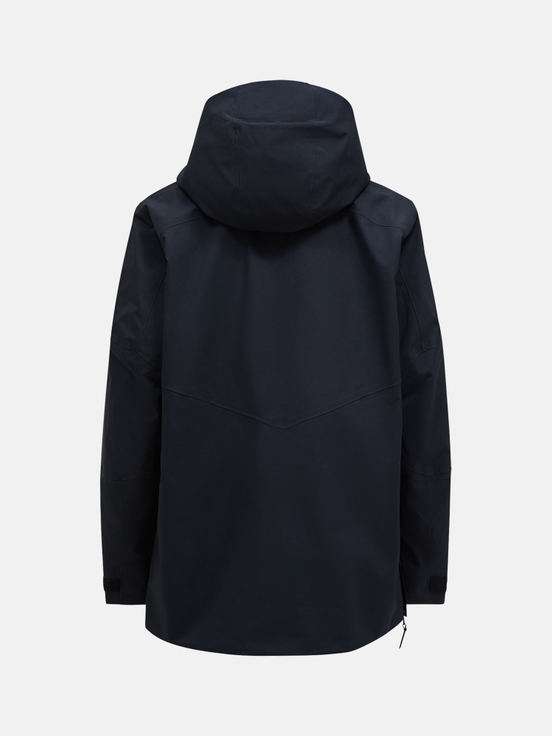 Navy Men Peak Performance 2l Shell Anorak Shell Jacket | US-AOBLK0468