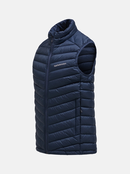 Navy Men Peak Performance Frost Down Vest | US-RTEQY7869