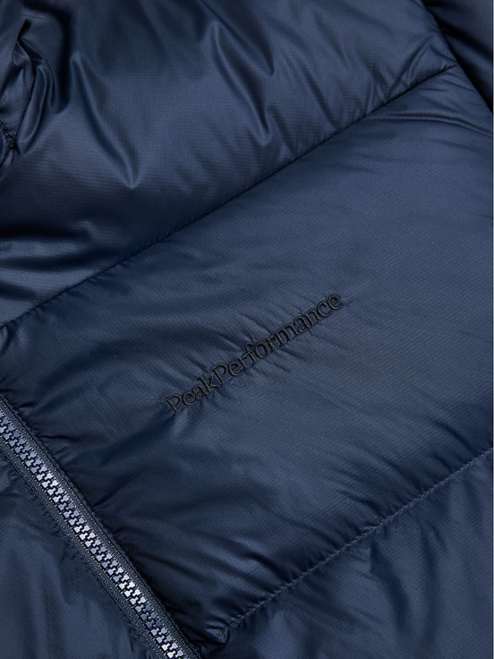 Navy Men Peak Performance Frost Oversized Puffer Down Jacket | US-VMYAN8079