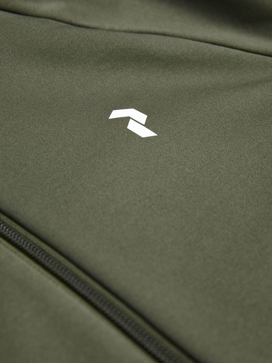Olive Men Peak Performance Rider Zip Hood Midlayers | US-NEFBC7328