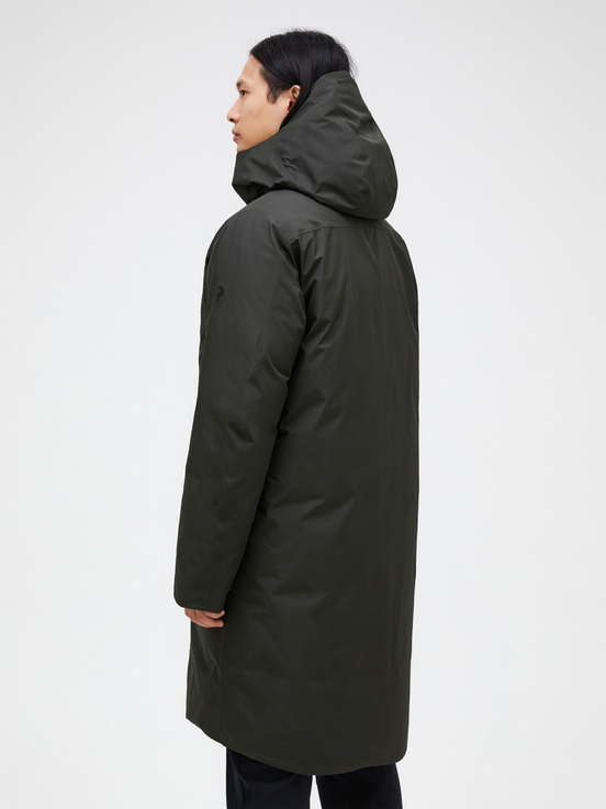 Olive Men Peak Performance X16 Gore-tex 2l Down Shell Parka | US-WUIHG5302