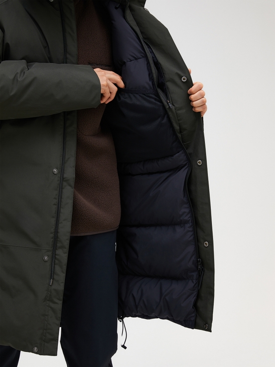 Olive Men Peak Performance X16 Gore-tex 2l Down Shell Parka | US-WUIHG5302