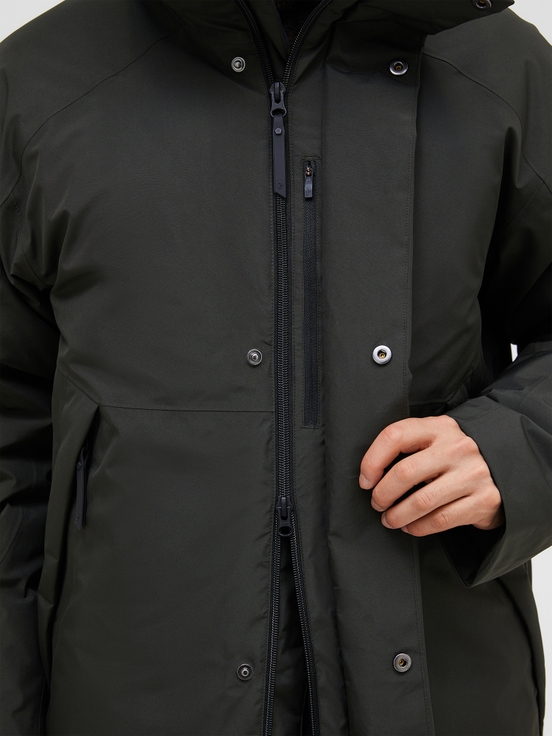 Olive Men Peak Performance X16 Gore-tex 2l Down Shell Parka | US-WUIHG5302
