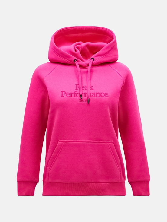 Pink Women Peak Performance Original Hoodie | US-NRDBL0381