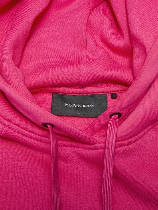 Pink Women Peak Performance Original Hoodie | US-NRDBL0381