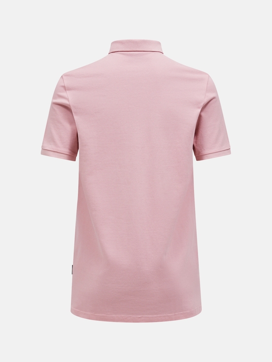 Rose Men Peak Performance Classic Cotton Polo Shirts | US-MAXJW3647